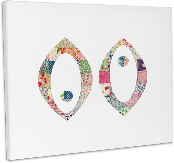 3dRose, Pisces fish colorful girly symbol - pink pastel horoscope zodiac sign, Museum Grade Canvas Wrap 14x11