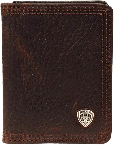 Ariat Shield Concho Rowdy - Cartera plegable para hombre
