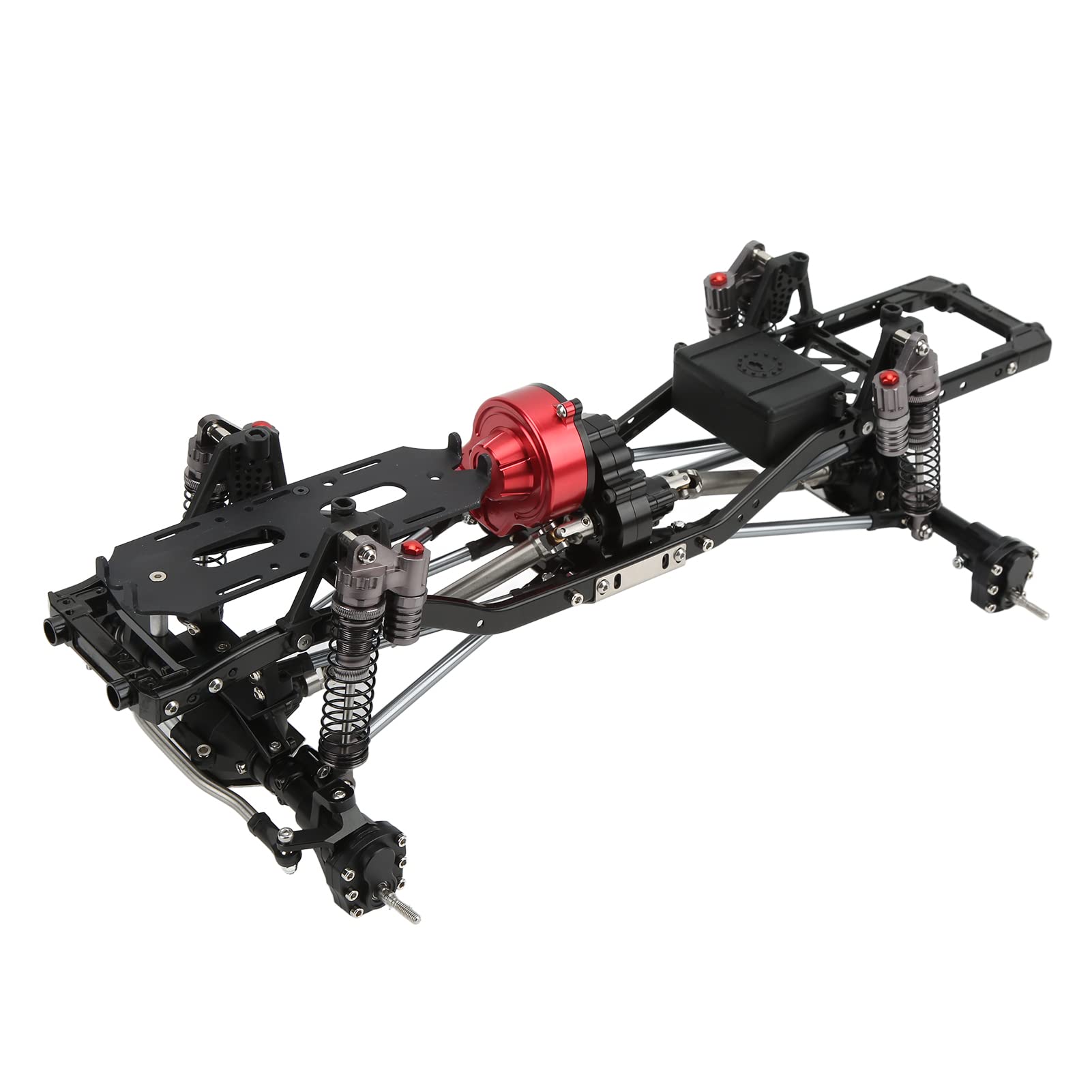 RC rama samochodu w całości z metalu zestaw podwozia rozstaw osi 313 mm do pojazdu zdalnie sterowanego SCX10 1/10
