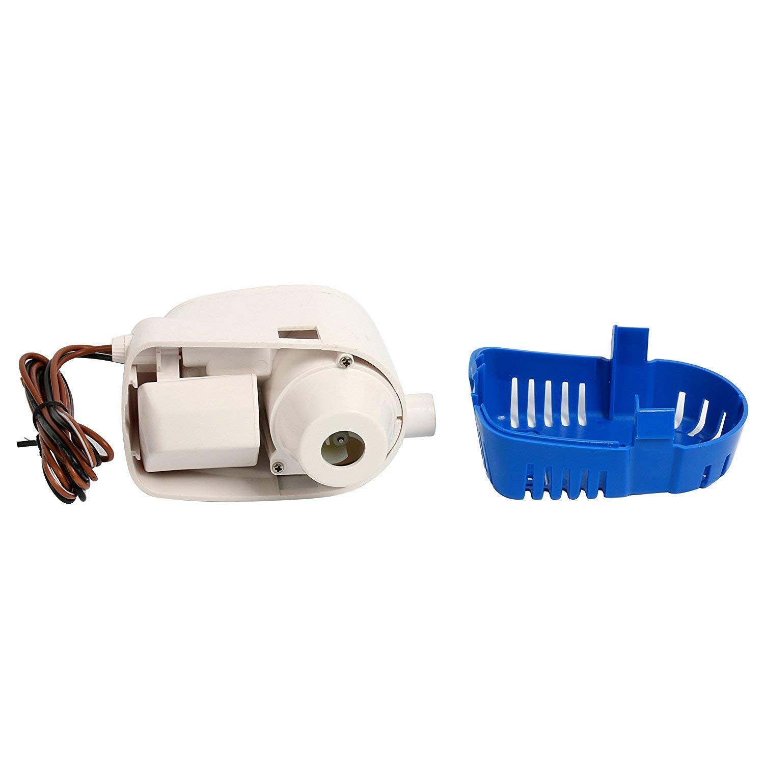 FreeTec Pompe à Eau de cale pour Bateau Automatique Submersible avec Interrupteur à Flotteur 750GPH 12V