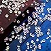 Hicarer 4000 Pieces Clear Diamonds Crystals Acrylic Gems Wedding Table Scattering Gemstones Christmas Party Decorations Bridal Shower Masquerade Vase Fillers(Crystal AB,6 mm)