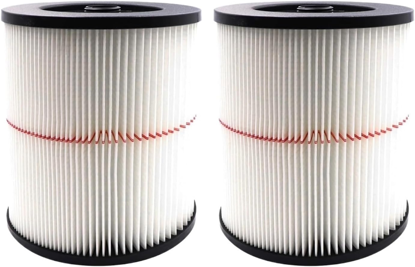17816 Wet/Dry Filter,Fit 5 Gallon,Compatible For Craftsman 9-17816,Vacuum Cleaner Replacement(2pcs)