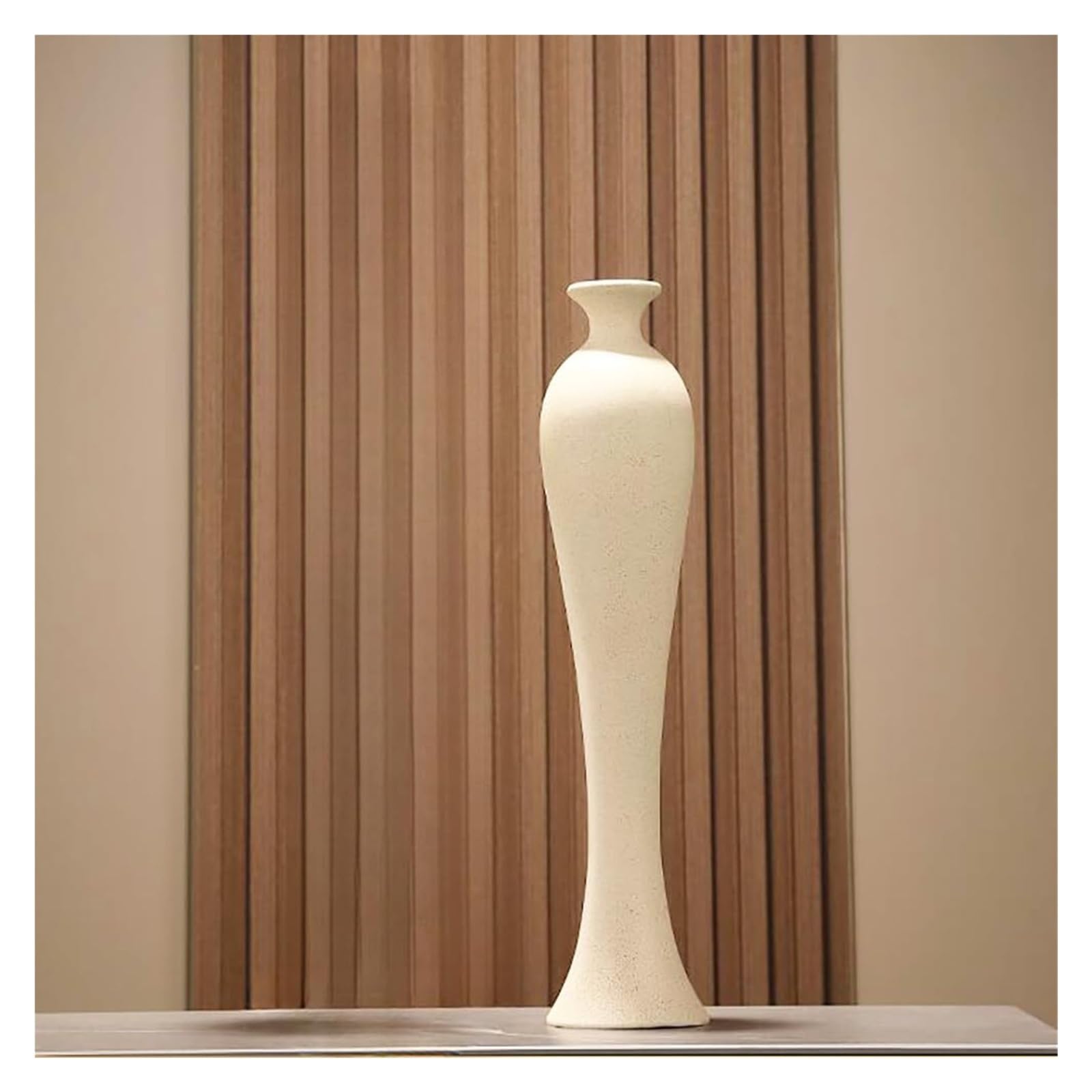 Vase en résine pour herbe pampa mince et décorations d'étagère de salon