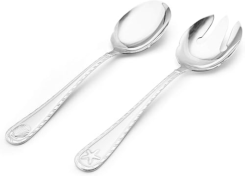 Miniatura 8 de Towle Living Antigua Frost - Cucharas para bebidas heladas, 4 unidades, acero inoxidable