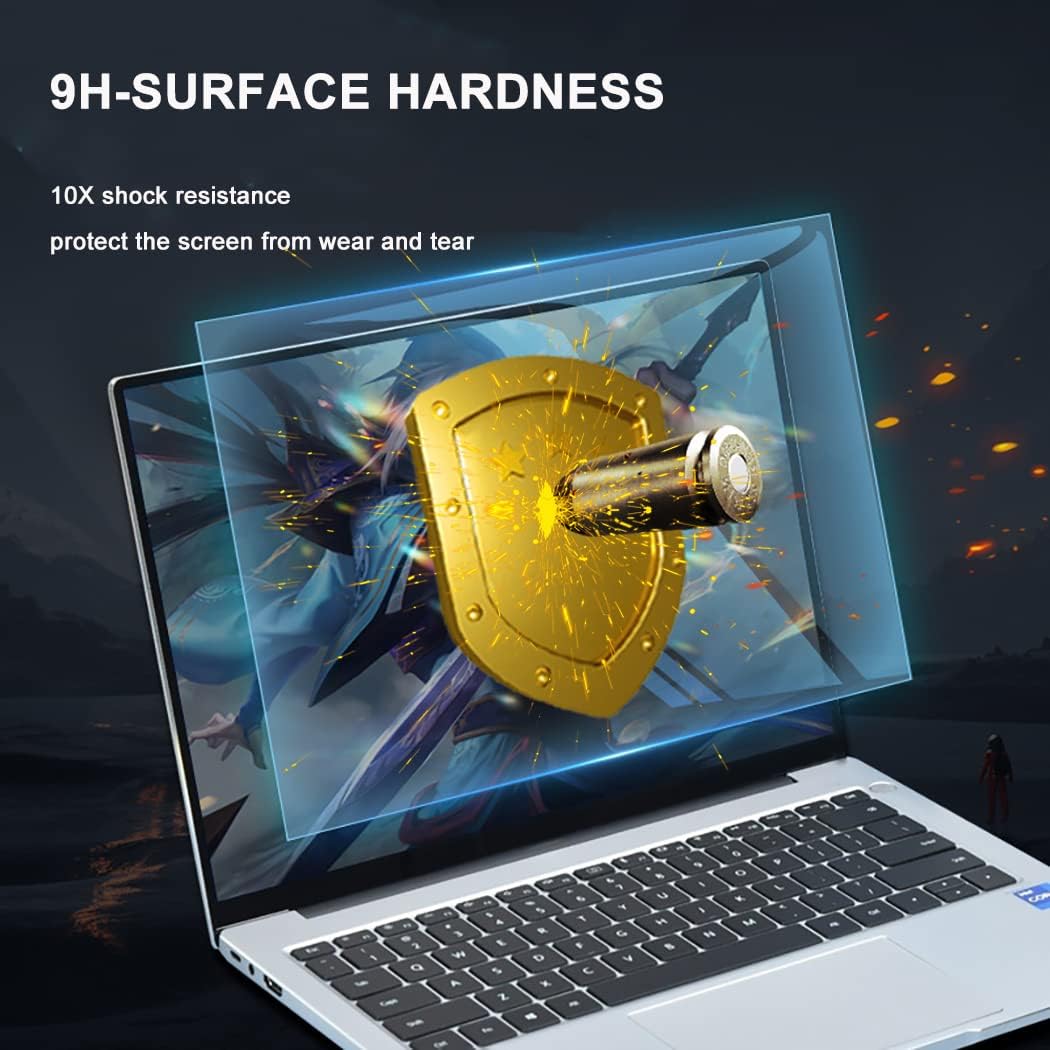 YINOVEEN Tempered Glass Screen Protector for 2026 New Samsung Galaxy Book 6 Ultra 16 Inch, Galaxy Book 6 Pro 16-Inch Laptops, 9H, Anti-Scratch, Tempered Glass Screen Film Guard 3