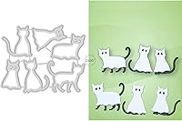 Vista 26 de DzIxY Troqueles de corte de metal para Halloween para hacer tarjetas, kit de álbumes de recortes, papel de relieve, troquelados, plantillas