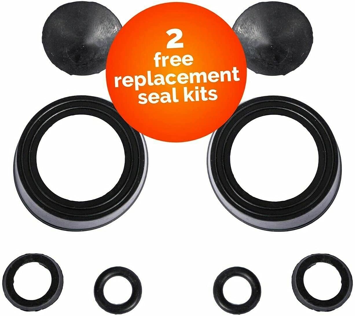 ProKleen Patio Cleaner Garden Pump Pressure Sprayer With Brass Lance Spare Seal Kit Black