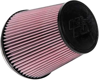 K&N Universal Clamp-On Air Intake Filter: High Performance, Premium, Washable, Replacement Air Filter: Flange Diameter: 6 In, Filter Height: 7.5 In, Flange Length: 1 In, Shape: Round Tapered, RU-1041