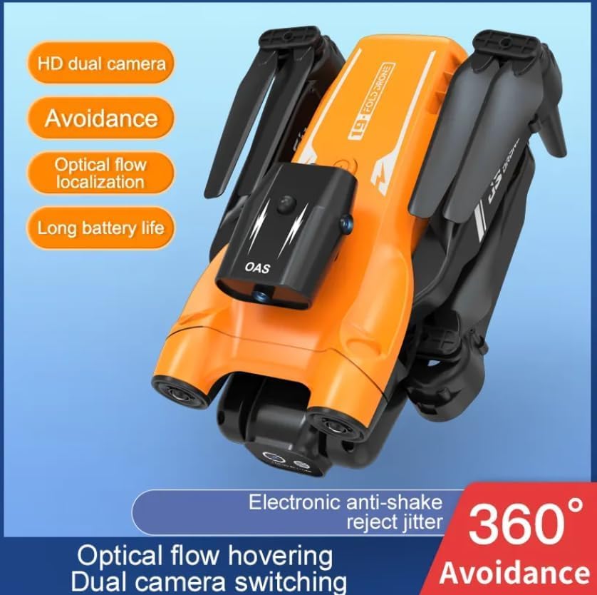 Image of BrUsHlEsS-fOlDaBlE-DrOnE-WiTh-hQ-WiFi-cAmErA-ReMoTe-cOnTrOl-fOr-kIdS-QuAdCoPtEr-wItH-GeStUrE-SeLfIe-fLiPs-bOuNcE-MoDe-aPp-oNe-kEy tAkE-OfF (S17)