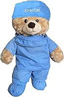 Vista 10 de Oso de peluche personalizado Doctor de ZZZ Bears, regalo considerado para médicos, cónyuges y niños