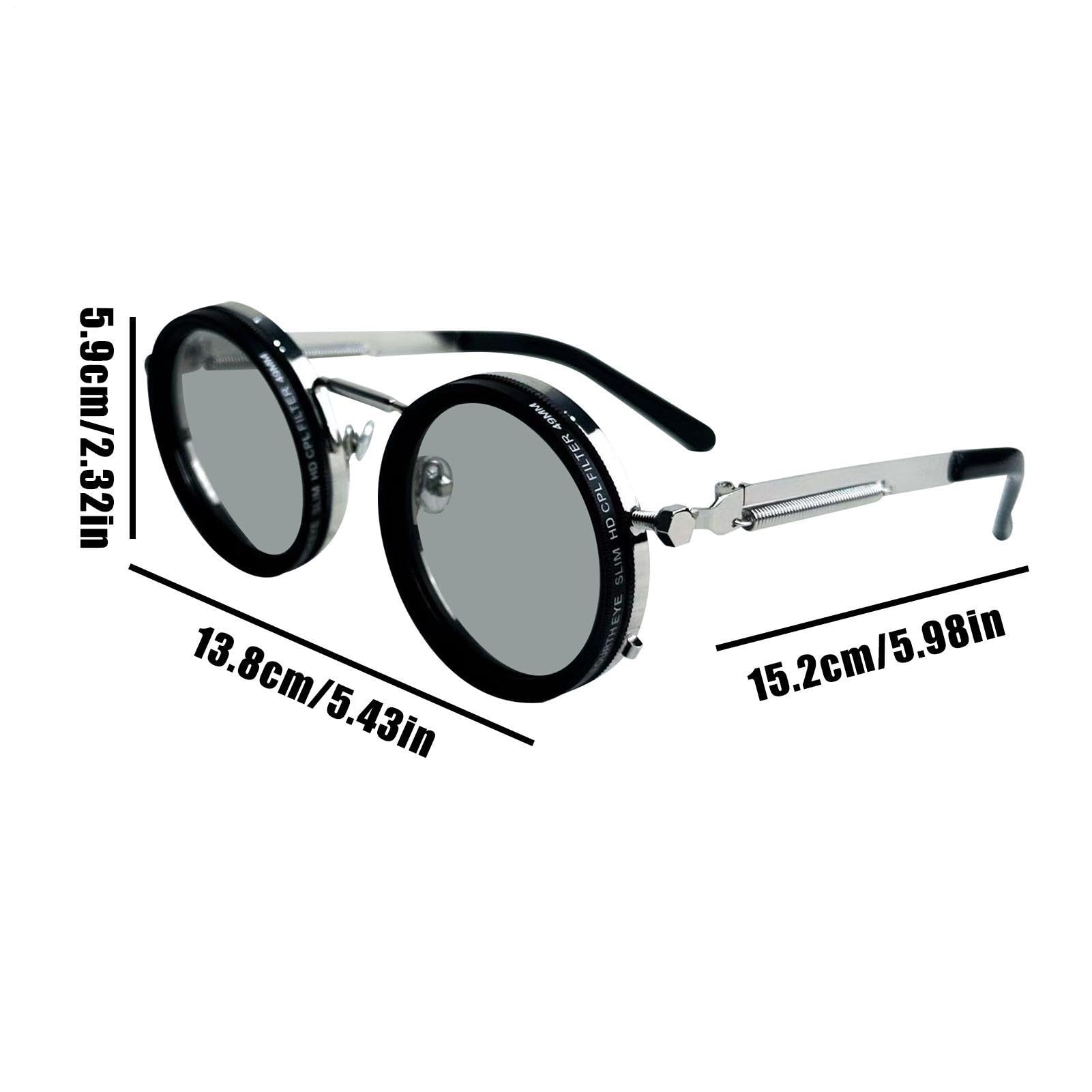 Regulowane okulary przeciwsłoneczne, ergonomiczna zaokrąglona oprawka, 47 g, okulary przeciwsłoneczne do jazdy motocyklem, okulary przeciwsłoneczne do jazdy na rowerze, przenośna konstrukcja, do