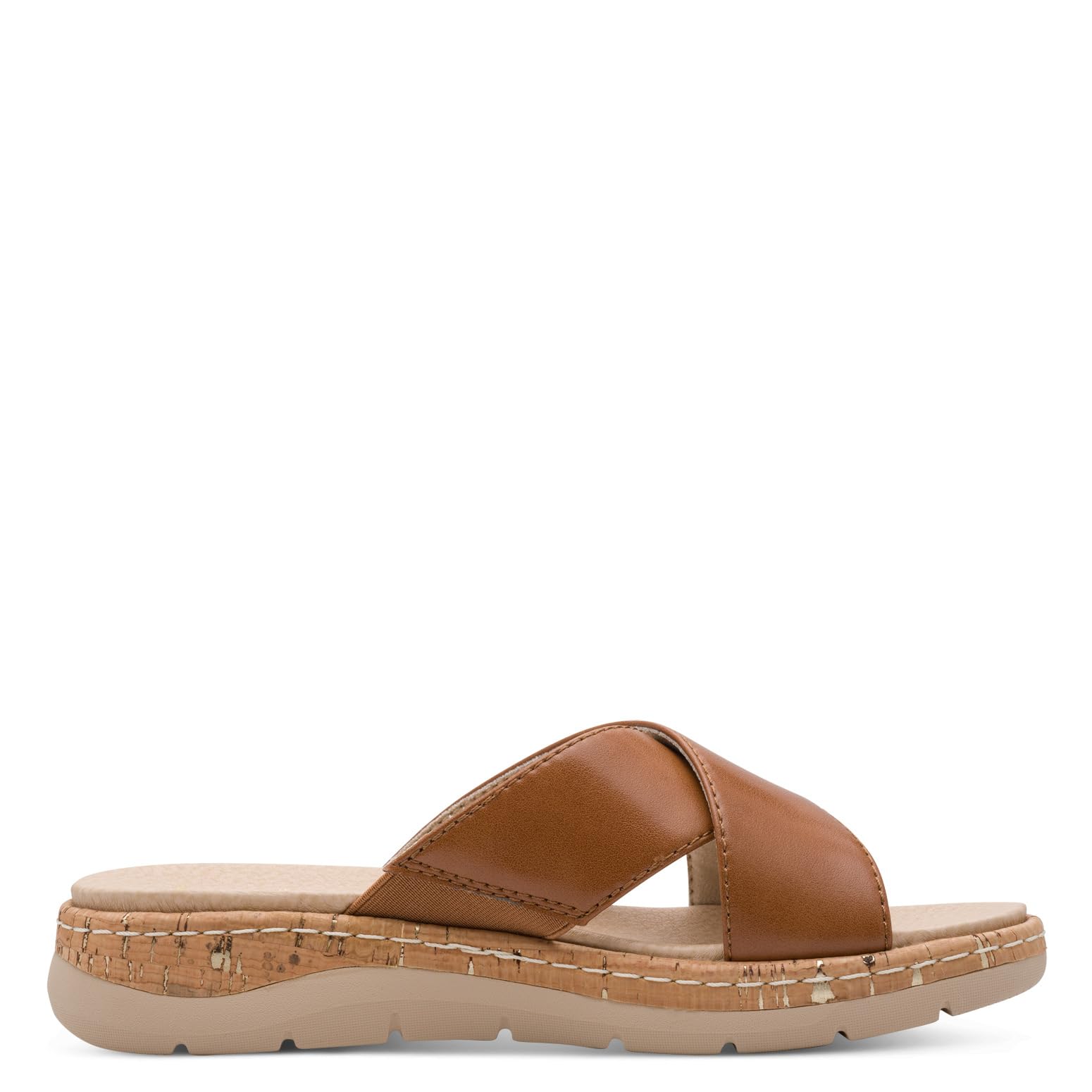 Jana Softline Leather Wedge/Plat Mule 8-27701-46, Sandalias Planas Mujer