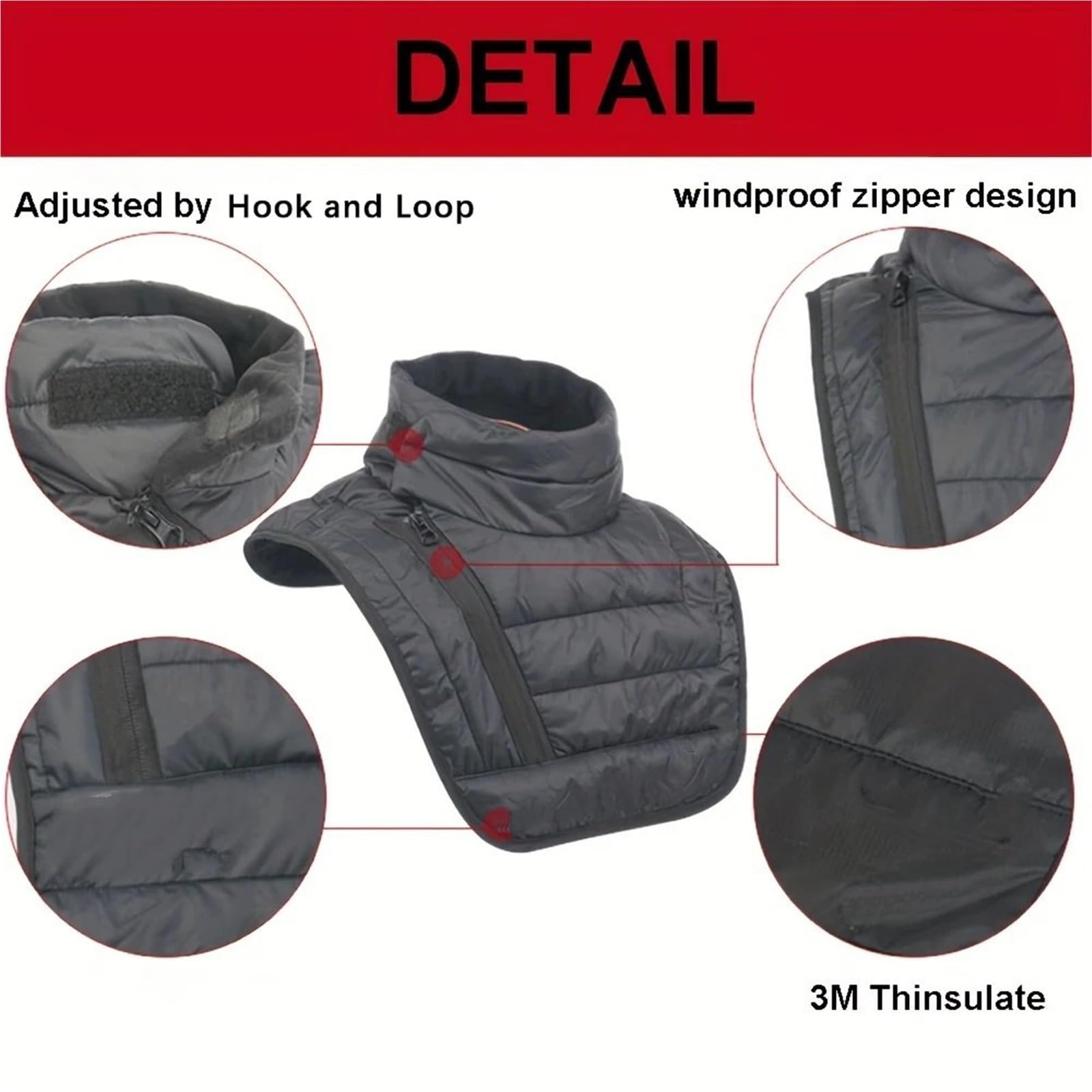 sottocasco Sciarpa Calda Invernale Antivento Impermeabile per Moto Maschera da Equitazione Scaldacollo Termico con Bavaglino Traspirante Passamontagna(Long)