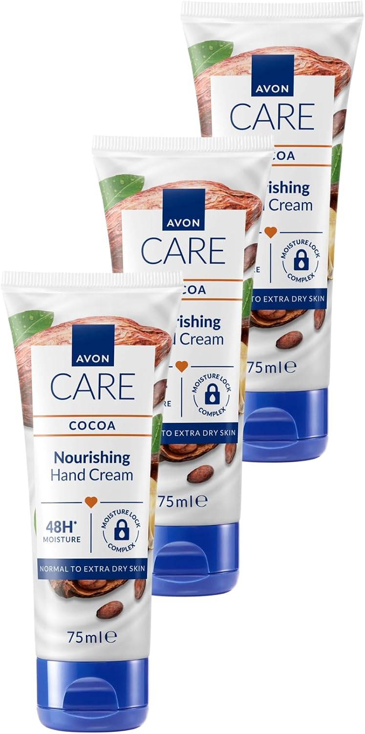 Avon Care Kakao Yağı İçeren El Kremi 75 Ml. Üçlü Set