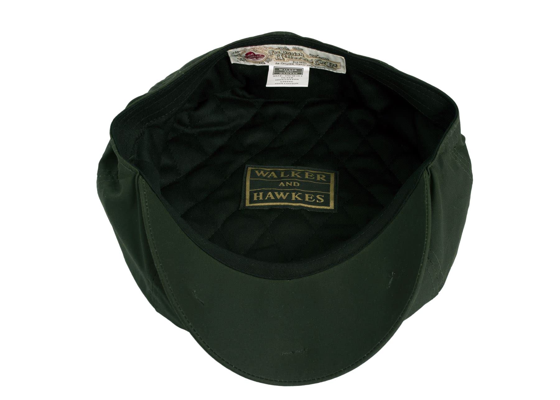 WALKER AND HAWKES - Cappello Danesford Baker Boy a 8 Pannelli in Cera
