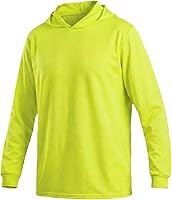 Vista 1 de HYCOPROT Camisas de seguridad de alta visibilidad con capucha de manga larga con capucha para hombres y mujeres