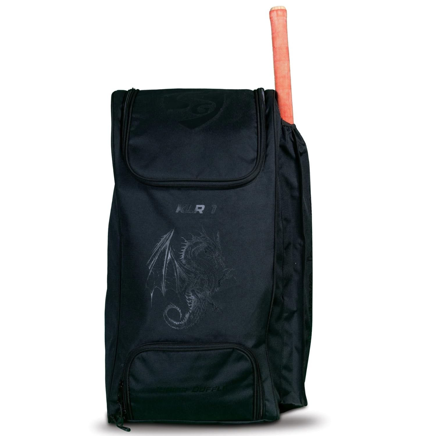SG KLR Junior Duffle Cricket Kit Bag – Black | Lightweight, Spacious, Durable | Ideal for Young Players to Carry Full Cricket Gear Easily-image-7