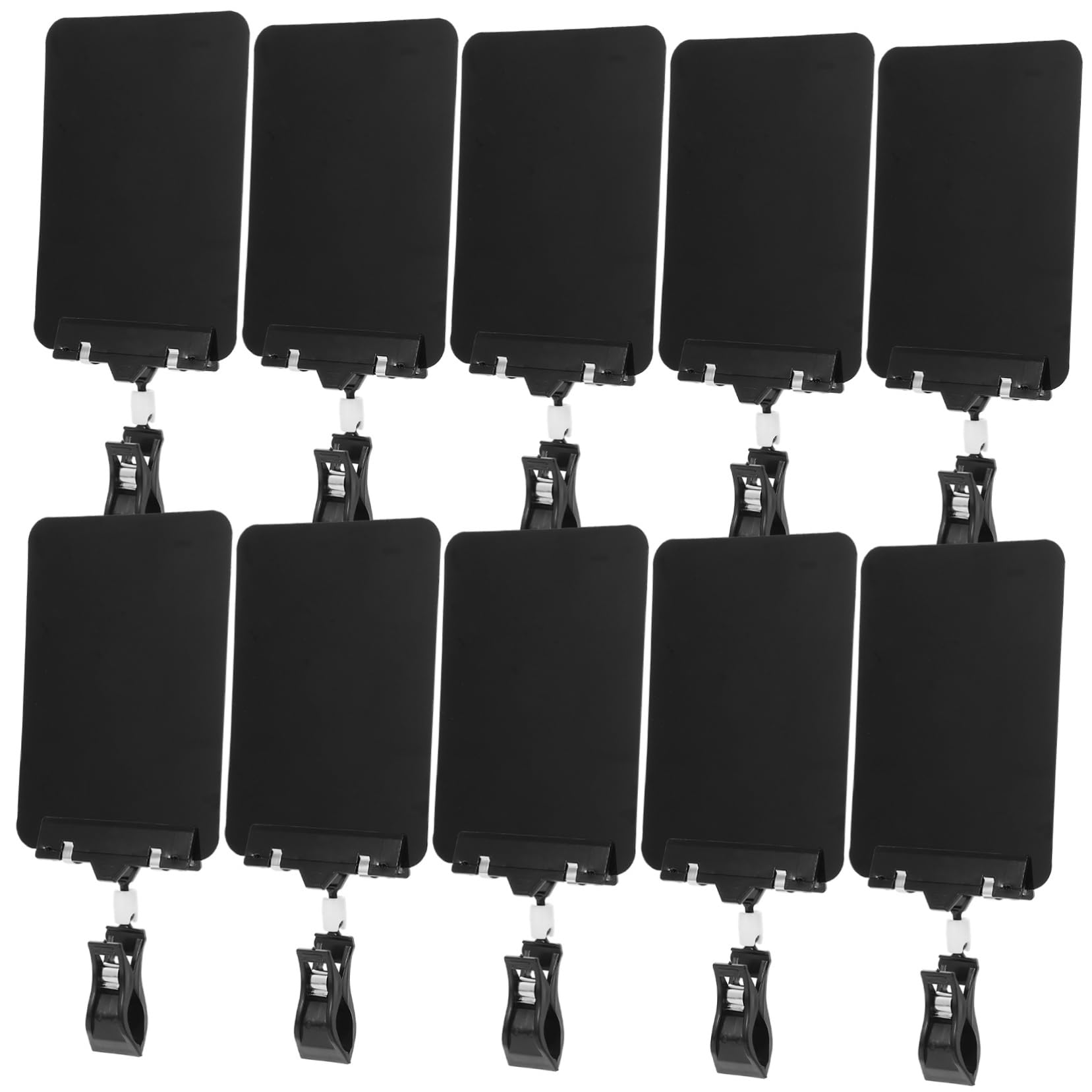 Operitacx 50pezzi Tag Prezzo Con Clip Supporti Per Etichette Plastiche Riutilizzabili Design Cancella Prezzo Per Negozi e Supermercati Per Organizzazione Cucina e Scuola