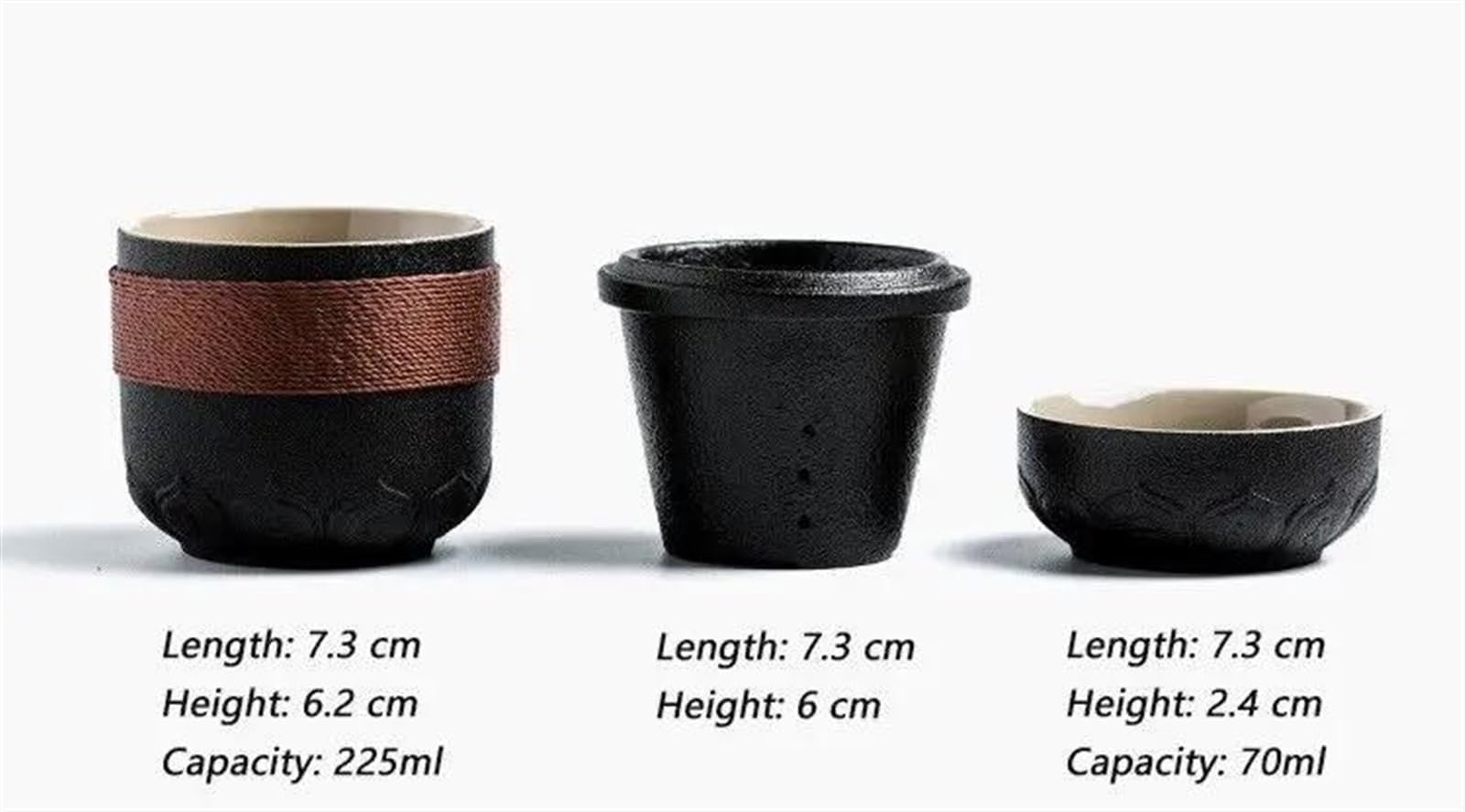Juego De Té Para Adultos Juego Té Kungfú Chino Personalizado Set Tetera Portátil Cerámica Tazas Para Viajes Aire Libre Ceremonia Regalos Finos Juegos De Té Portátiles(B)