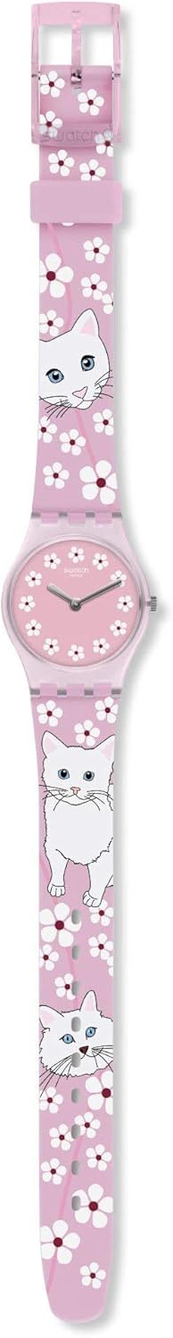 Swatch Orologio Analogico Quarzo Svizzero Donna con Cinturino in Silicone LP156