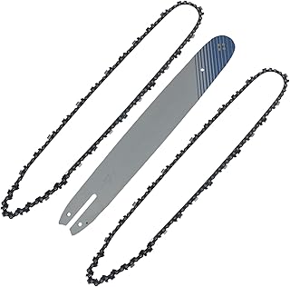 SPARES2GO 16" Chains & Bar Set compatible with Stihl 018 MS180 MS181 023 MS230 Chainsaw (55 Links, 3/8″ LP, 40cm)