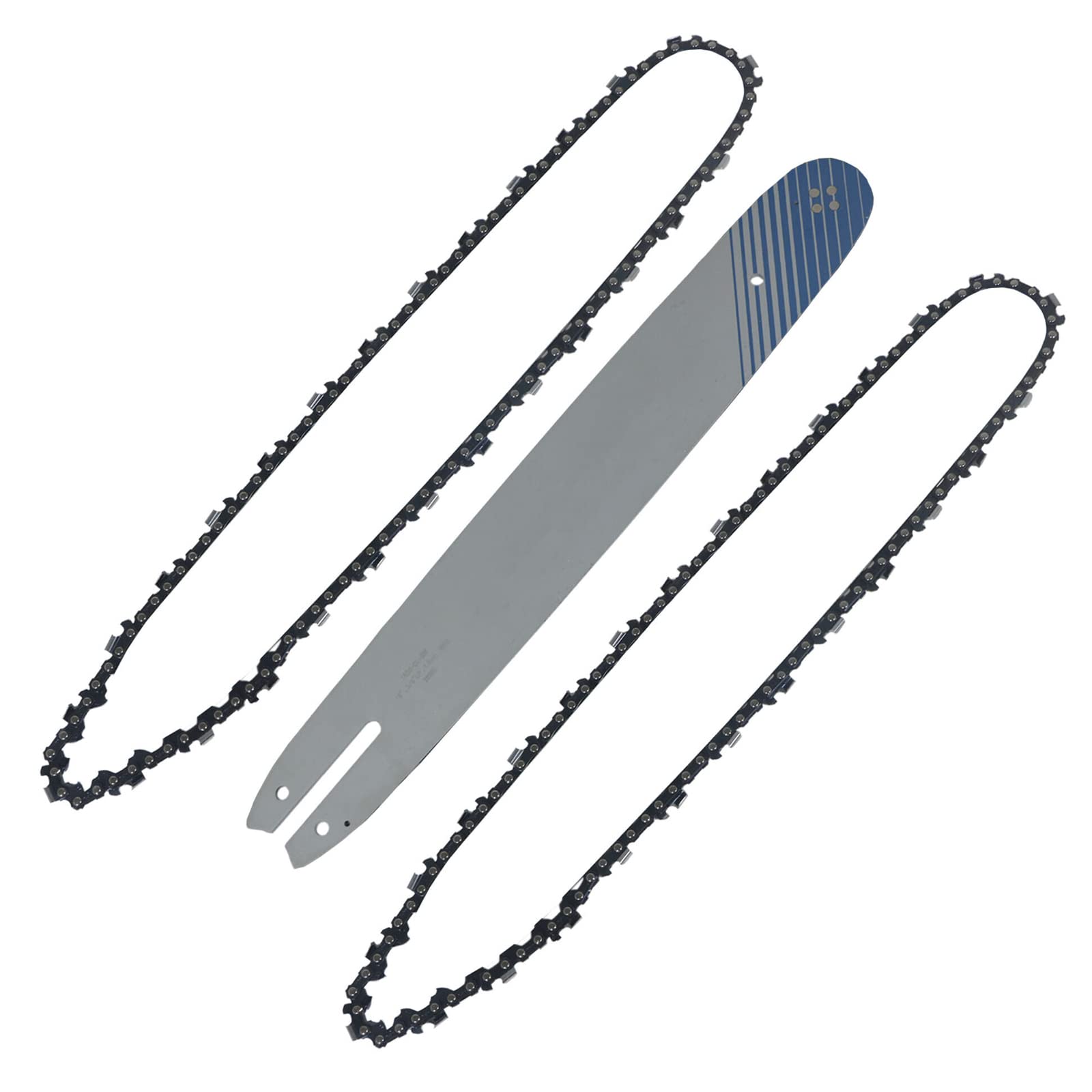 SPARES2GO 16" Chains & Bar Set compatible with Stihl 018 MS180 MS181 023 MS230 Chainsaw (55 Links, 3/8″ LP, 40cm)