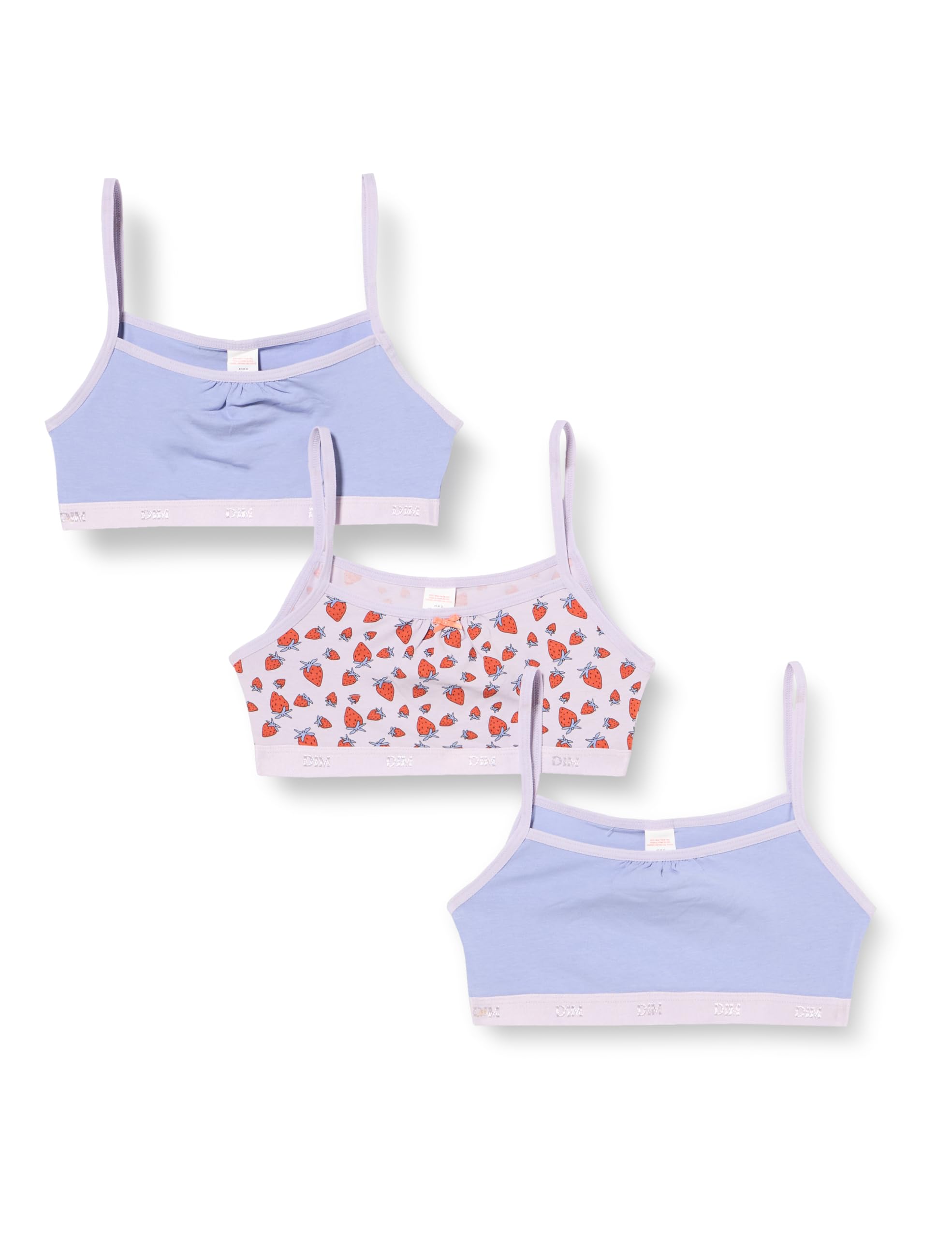 Dim Brassière Fille Les Pockets Coton Brassières x3