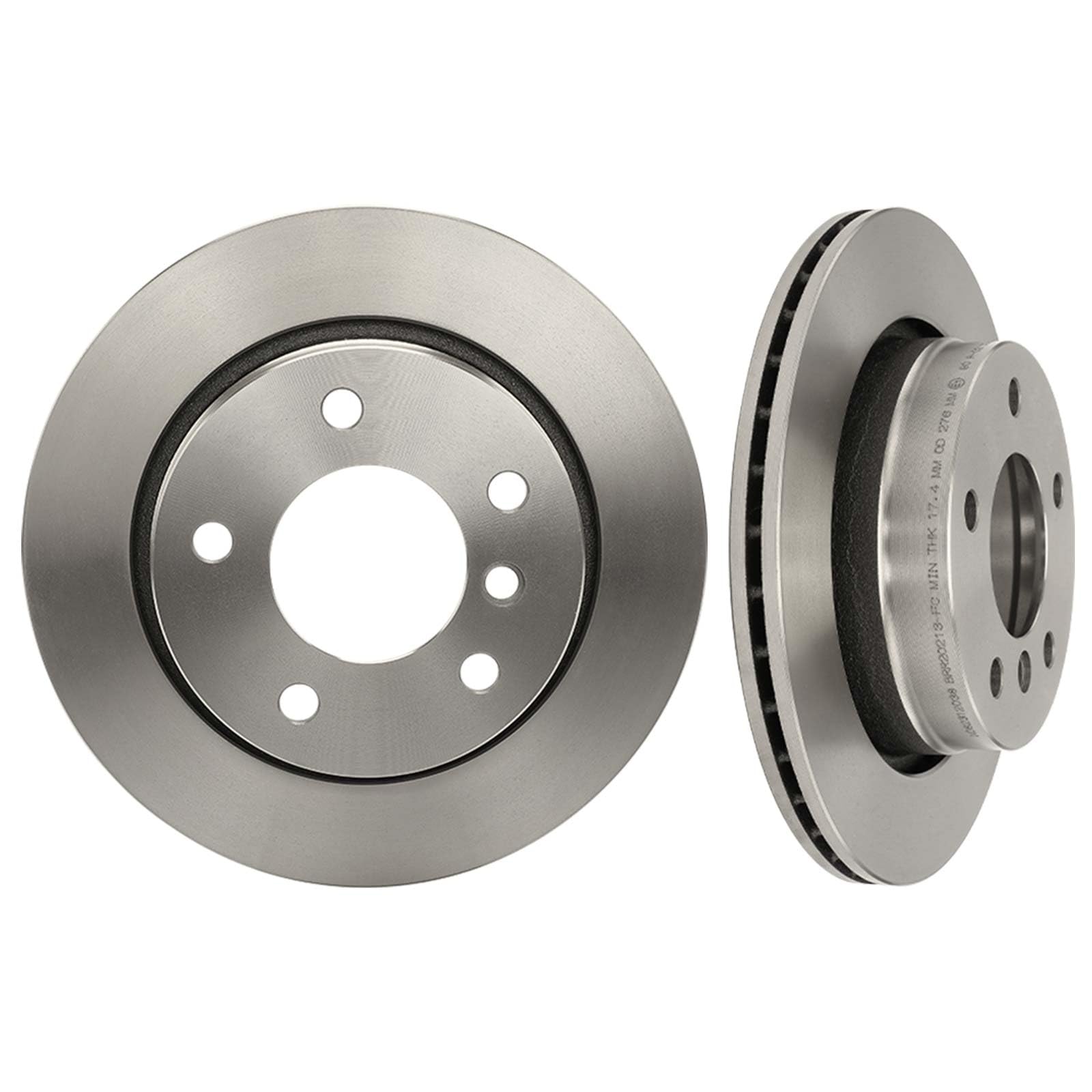 Frankberg Bremsensatz inkl. 2x Bremsscheiben + 4x Bremsbeläge Hinten Kompatibel mit 3er Compact E46 3er E46 3er Touring E46 3er Cabriolet E46 Replace# 34211162536