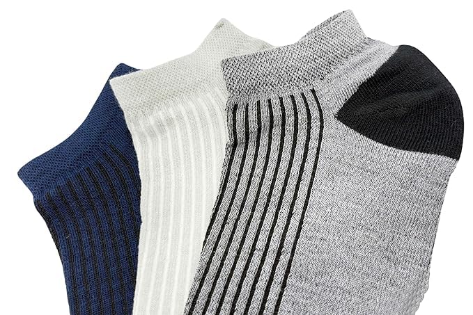 Image of PRASTHAN Sports Unisex Nylon Cotton Ankle Length Socks Made With Breathable Anti Odour & Moisture Absorbent Combed Cotton with a Extra Durable.