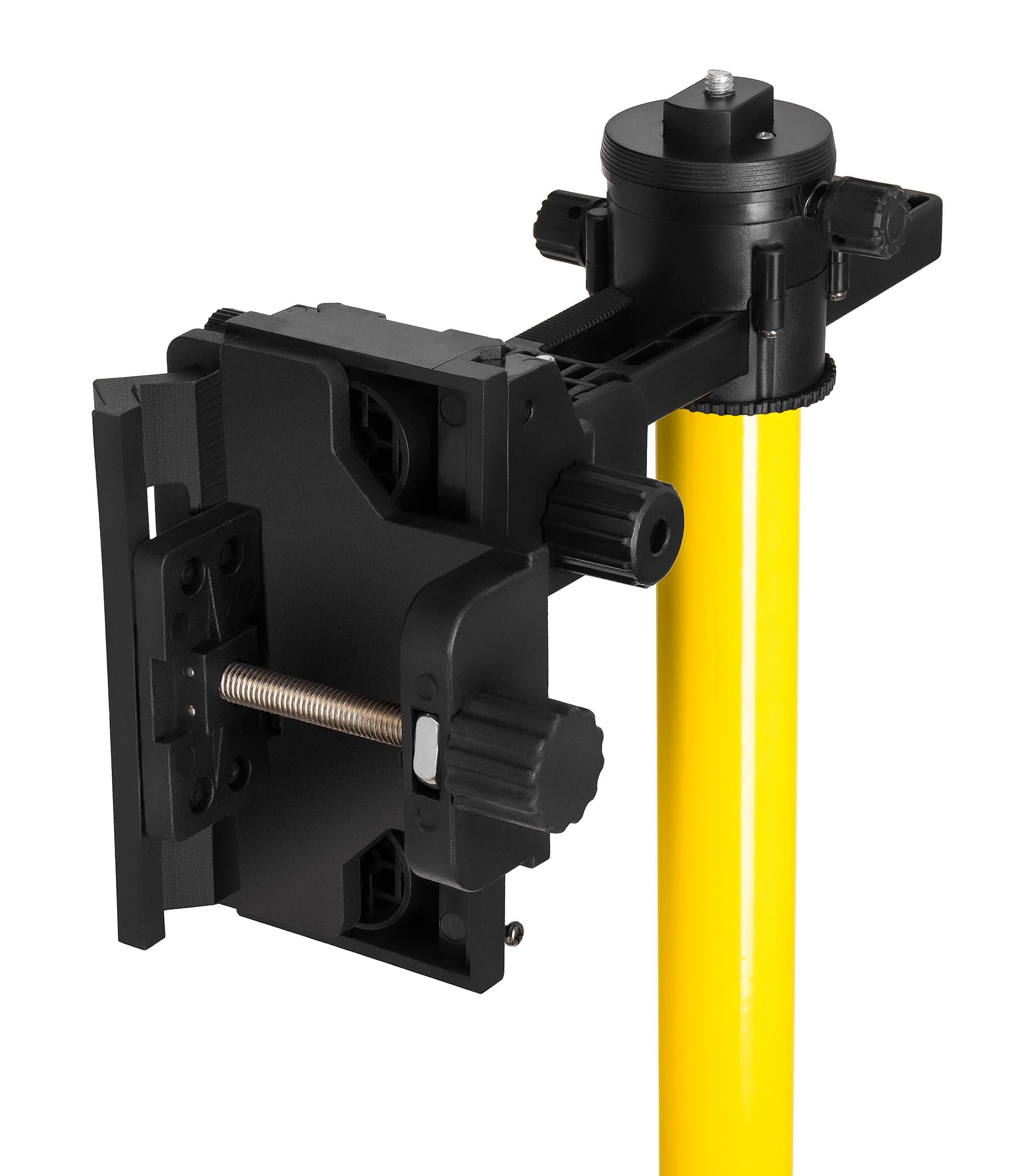 Reel TWR30 Poste Telescópico para Nivel Láser 3.3 m Bloqueo Giratorio Rosca 1/4 y 5/8 Varilla de Aluminio Base de Resorte Bolsa Incluida