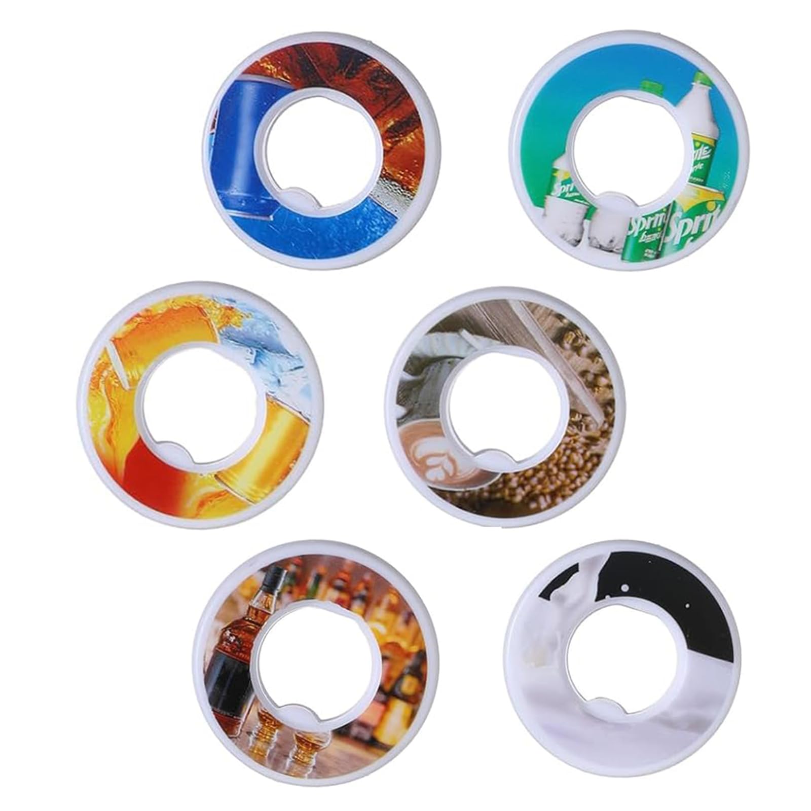 RWRW Sport water bottle 650ml, Air Up Water Bottle BPA Free, Scent Water Cup with 1 Random Flavour Pods, Leak Proof Sports Water Cup with Straw&Pods (Beverage - 6 PCS Flavor Pods)