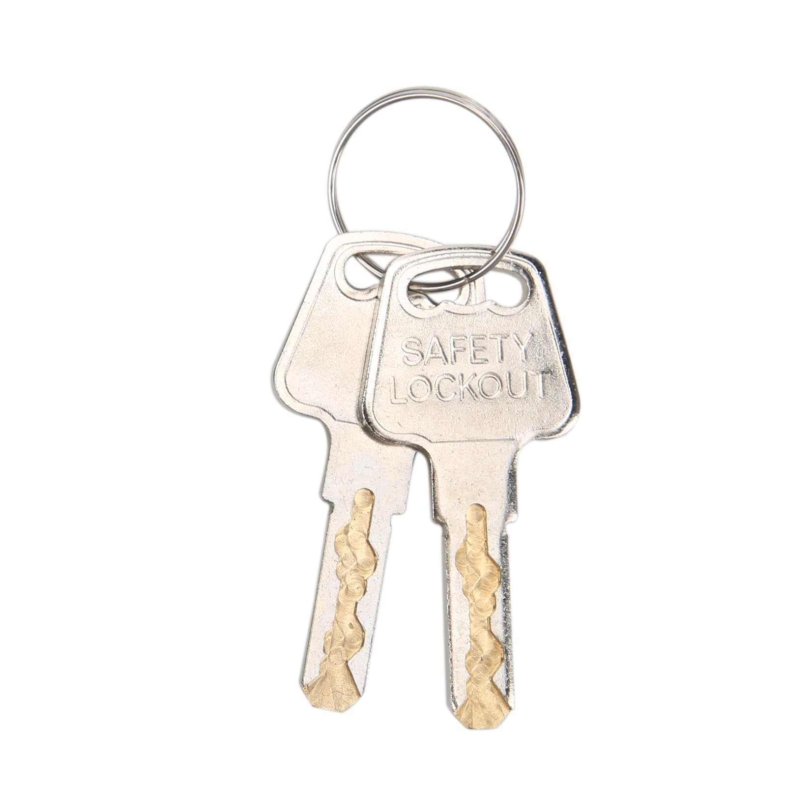Lockout Tagout Schloss, 10er-Set 38 mm Lockout-Schloss Lockout Vorhängeschloss Gleichschließend Nylon-Sicherheitsvorhängeschloss mit 20 Schlüsseln (GREEN)