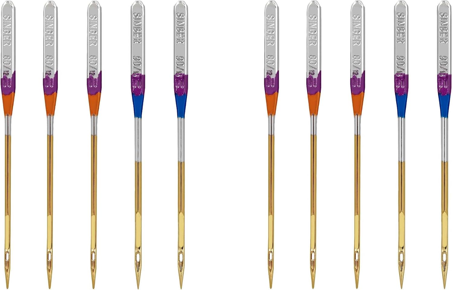 Singer Titanium Universal Quilting Machine Needles, 2-Pack