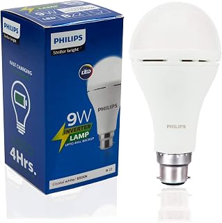 Philips 10W B22D LED Emergency Inverter Bulb (Cool Day Light/Crystal White, Pack of 1) Price In India