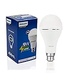 Philips 10W B22D LED Emergency Inverter Bulb (Cool Day Light/Crystal White, Pack of 1)