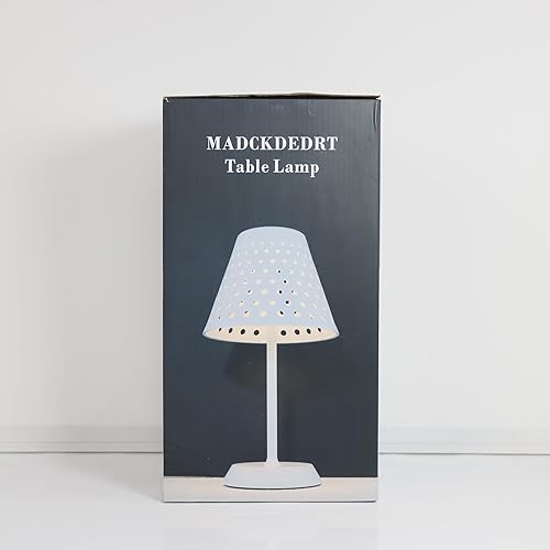 Miniatura 3 de Lámpara de mesa recargable, lámpara de escritorio con atenuación táctil, lámpara inalámbrica de aluminio, para sala de estar, exterior, mesa de