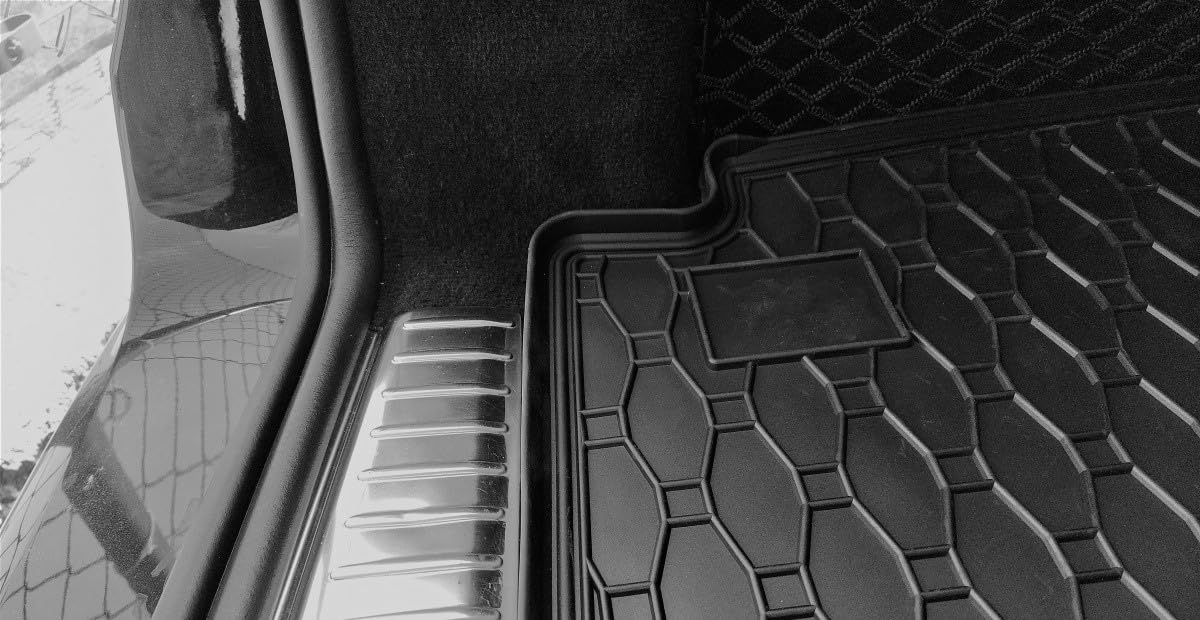 F154B - 421101 - Tappeto in Gomma su Misura per Bagagliaio Auto Compatibile con Classe E SW dal 2016 S213, Classe E S213 ALL TERRAIN dal 2017-