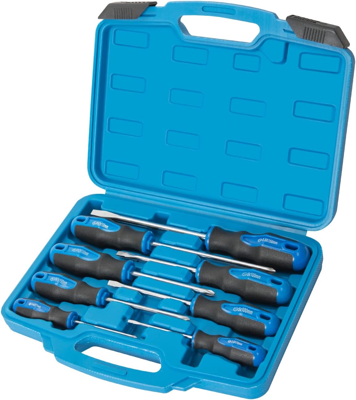 ROTATION 8Piece Screwdrivers Set with Nichrome tip, 4 Phillips and 4
