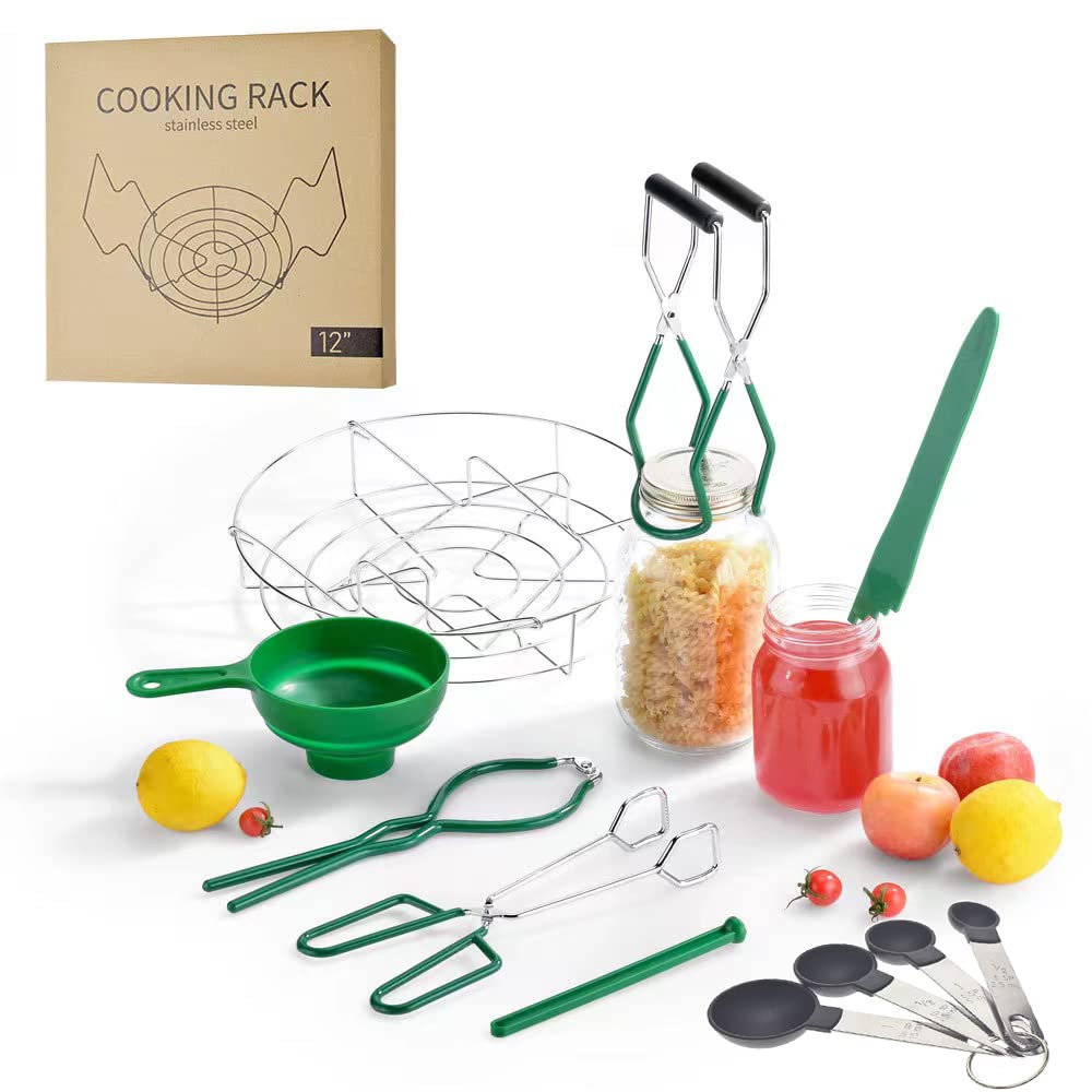 Buy MTOMDY Canning Tools,11Piece Set Ball Canning Kit Tools Includes steaming rack,Jar Lifter