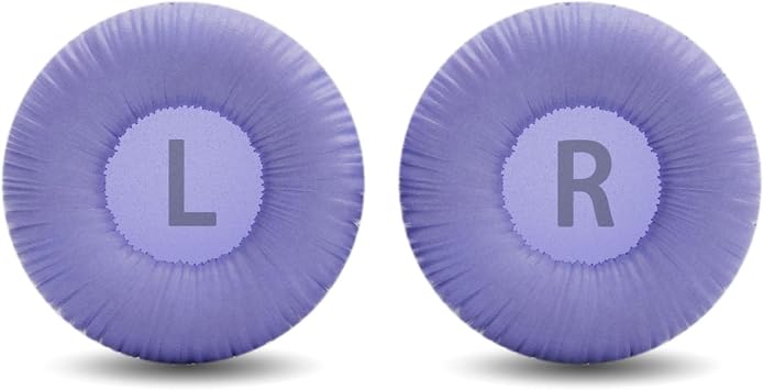 Replacement Earpads for JBL Tune 510BT, 520BT, 570BT, 660NC, JBL Live 460NC, 670NC, JR310BT, JR300BT, Sony MDR-ZX110 Series Headphones Earpads Cushion Purple