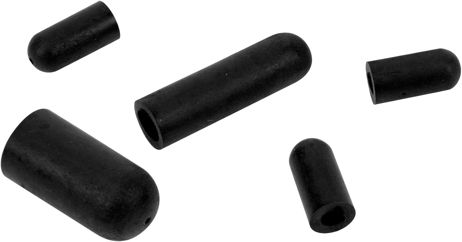 Performance Tool W5232 Vacuum Cap Assortment (80 Piece) , Black Automotive