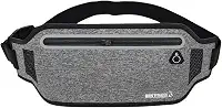 Pochete Esportiva Slim BRN FITNESS – Lycra Impermeável, Corrida, Ciclismo, Trilha, Viagem, Doleira, Porta Documentos, Leve e Discreta, Alça Ajustável 40cm