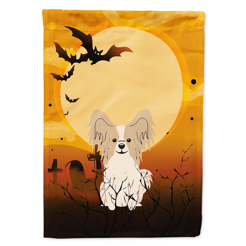 Drapeau Halloween Papillon sable blanc : fini les décors de jardin ternes