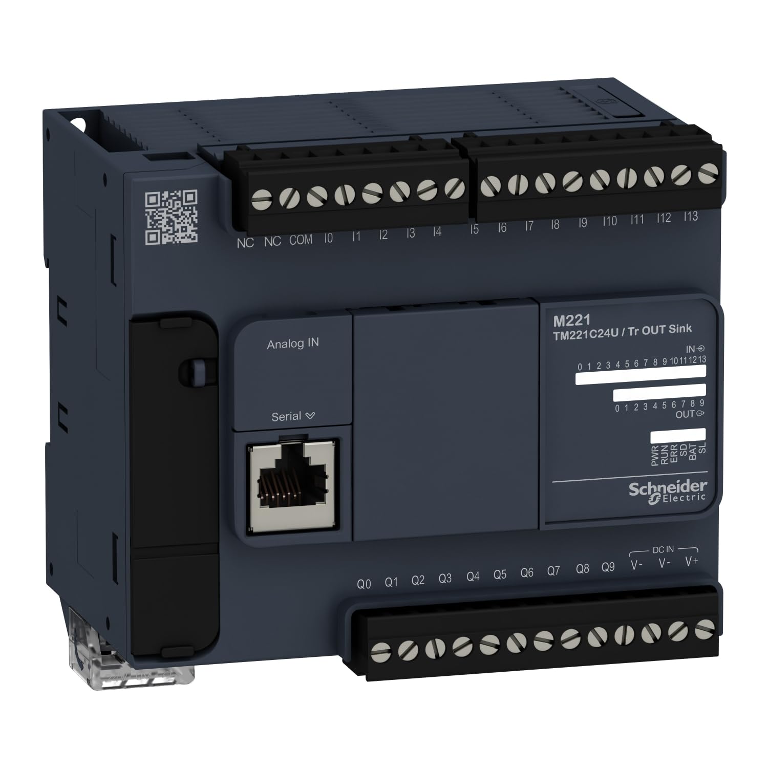 Schneider Electric TM221C24U M221 Controller de dimensiones 110mm x 90mm x 70mm