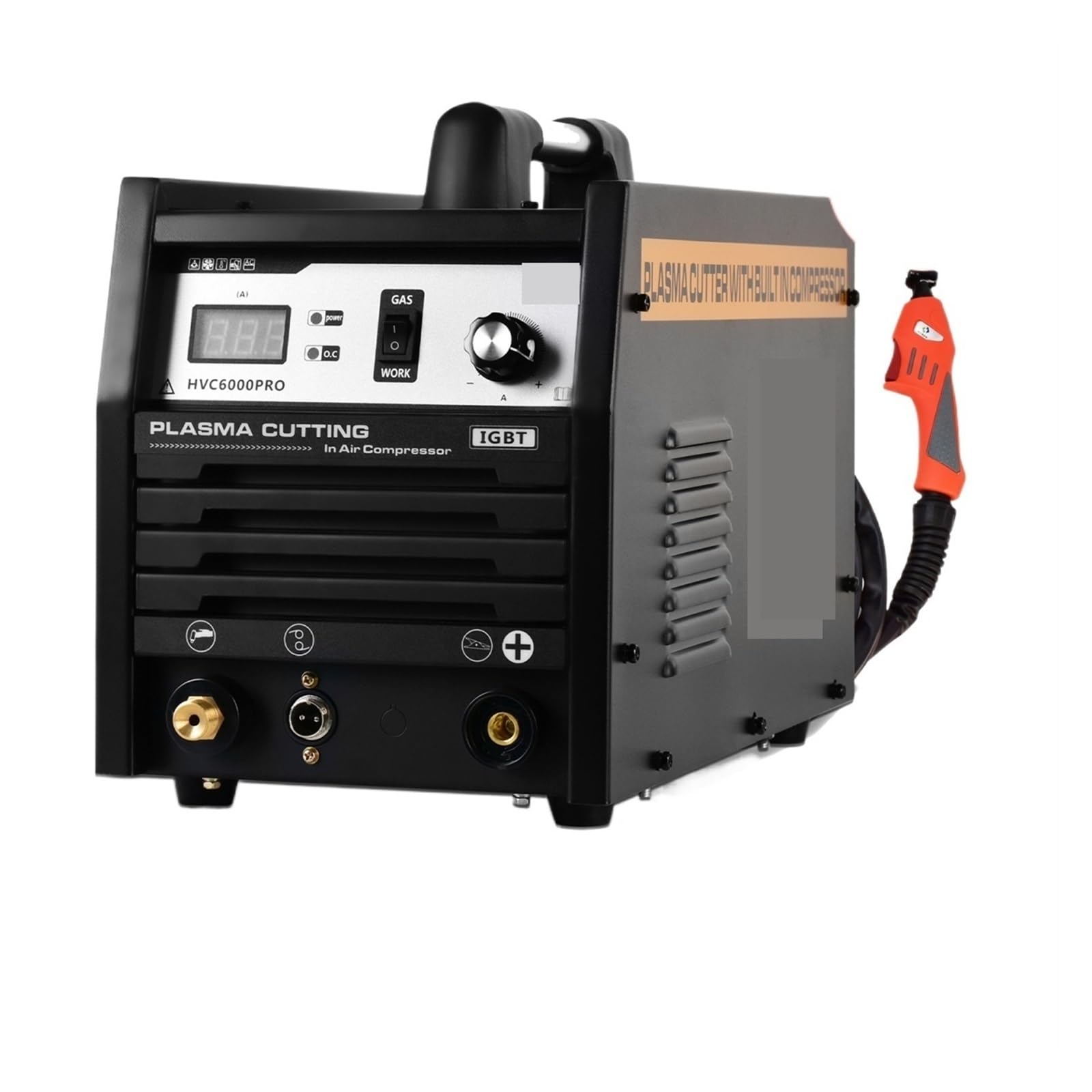 Plasma Cutter, Built in Compressor with Air Pump Plasma Cutter Welders Inverter Welding Machine 70% Duty for Alloy,Copper,Aluminum for Beginners DIY(Cutter and PT31-60PS)