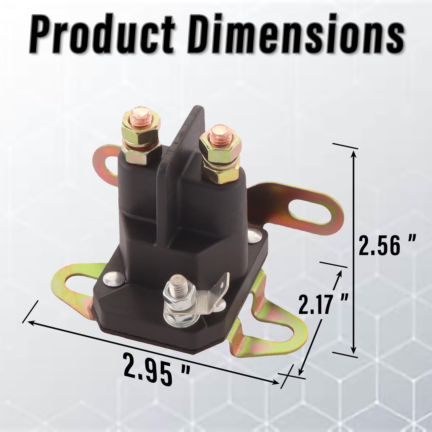 TXRXIZ 12V Starter Solenoid 108-5349-00 Compatible with Bad Boy