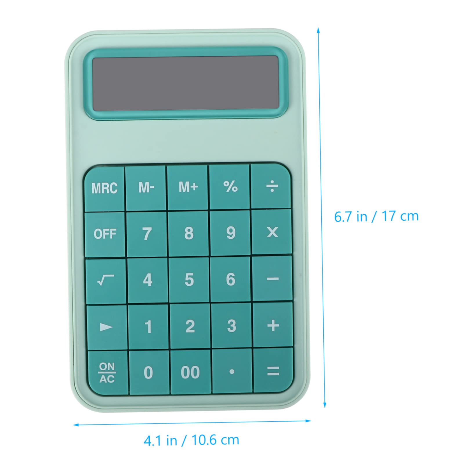 NUOBESTY Calculatrice Robuste Simple pour Bureau Portable Outil de Calcul Pratique avec Grand Écran