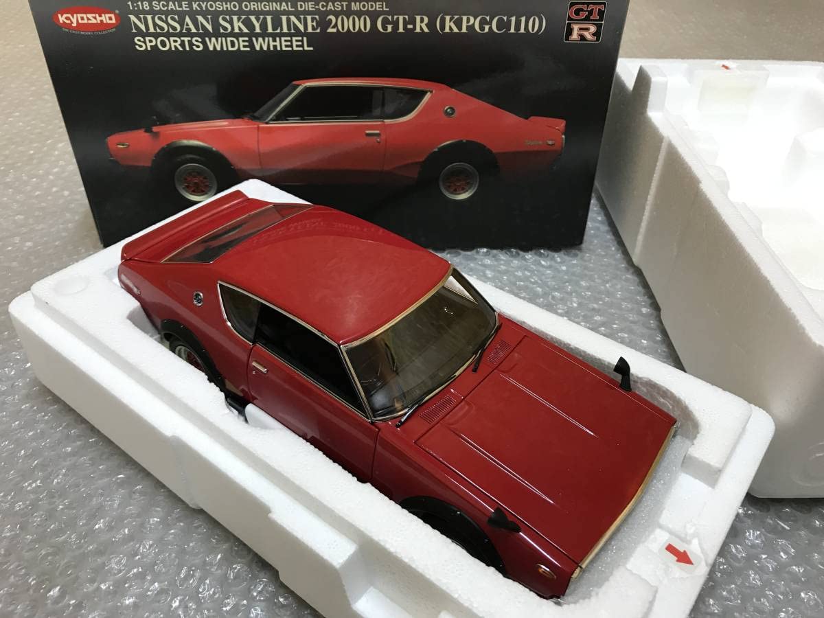 Amazon.co.jp: KYOSHO 京商 1/18 スカイライン 2000 GT-R ケンメリ