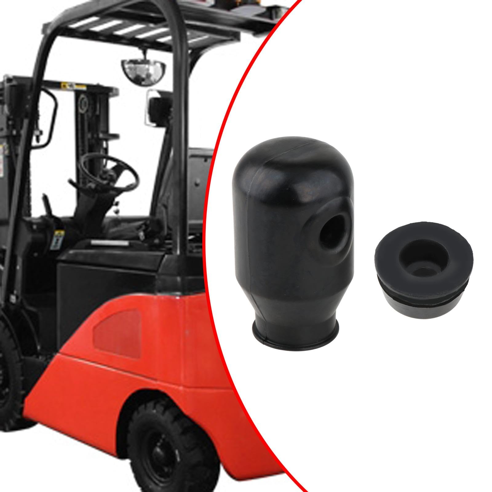 Ölbehälter Palettenhubwagen Zubehör Hydraulikzylinderteile Ölbehälterabdeckung Ölstopfen aus Robustem PP Material für Manuelle Gabelstapler Werkstatt, 2 StÜck