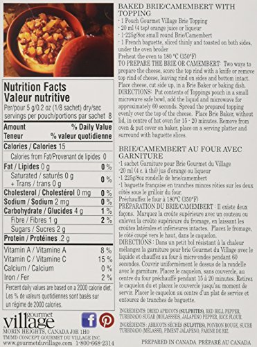 Gourmet Du Village Baked Brie Topping Mix - Apricot Jalapeño, 1,4Oz #TOP2